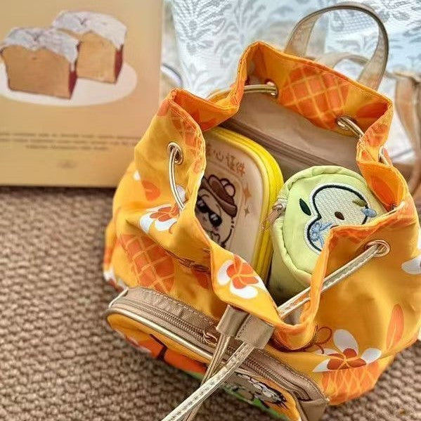 Hello Kitty Hawaiian Retro Drawstring Backpack