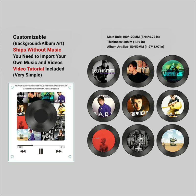 NFC Music Player Acrylic Fridge Magnet