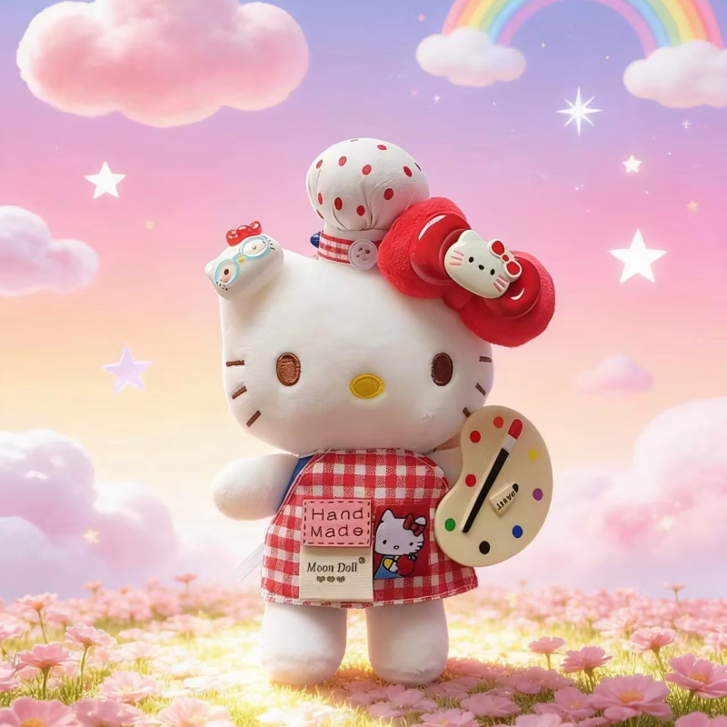 Official Licensed Hello Kitty Plush Bag Charm Keychain